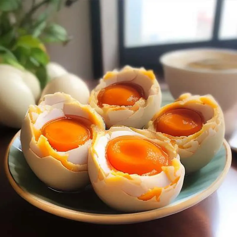 Применение диоксида хлора в соленых утиных яйцах